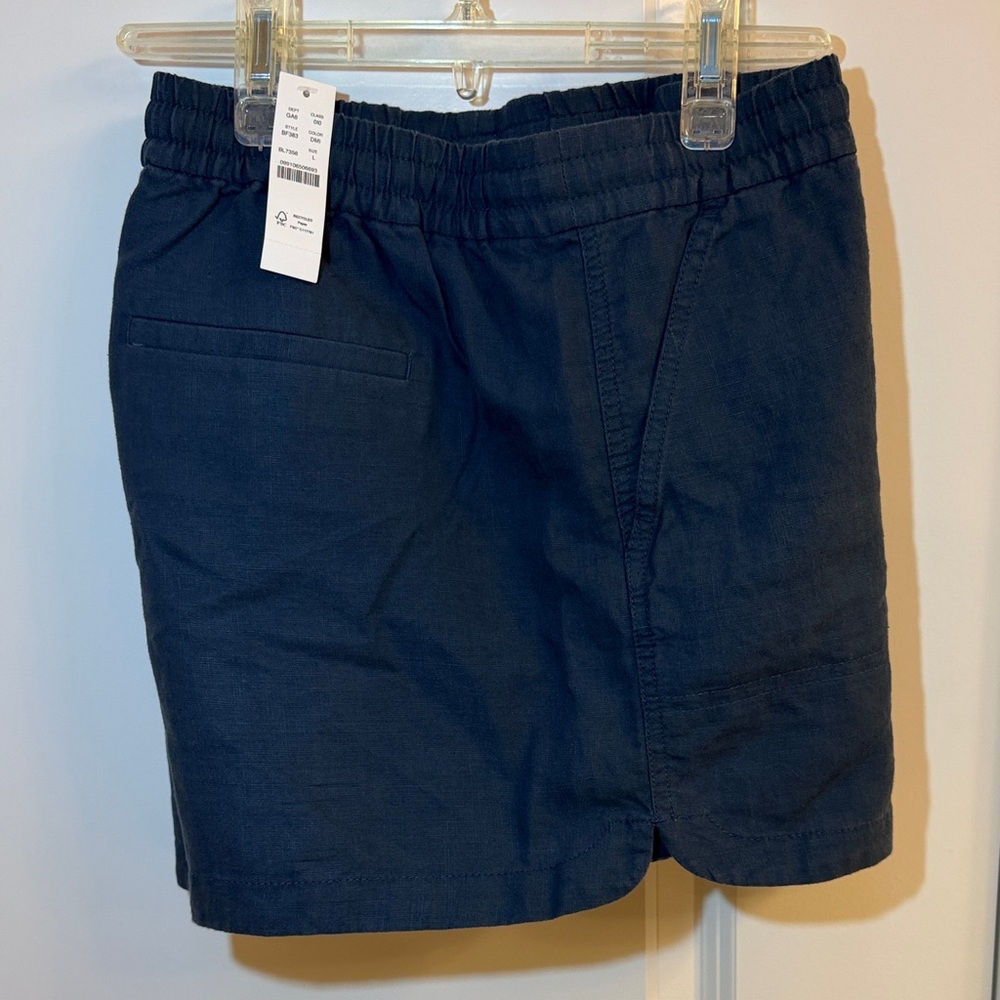 J. Crew Women’s High Waist Dark Blue Shorts Size Large